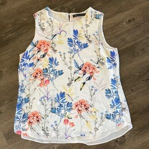 Rose & Olive sleeveless shirt Sz L